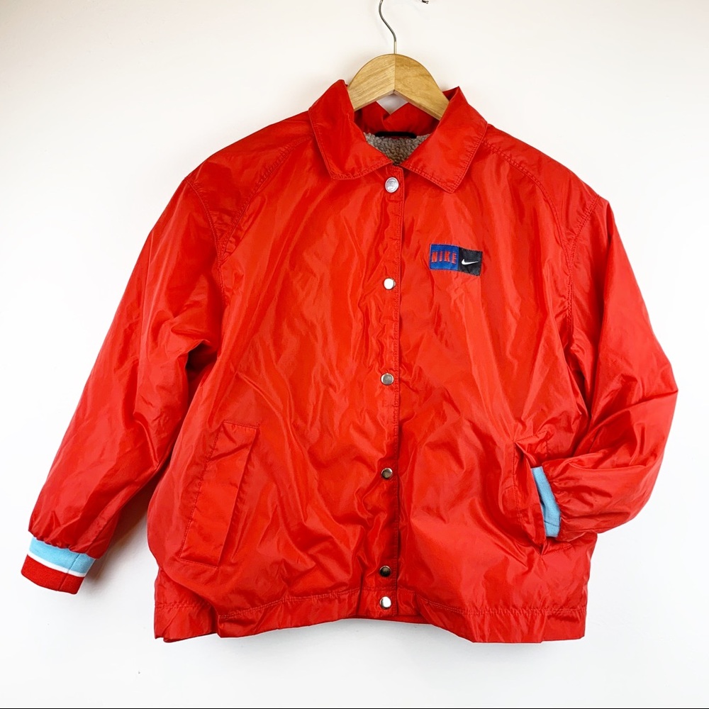 NIKE Fleece Lined Windbreaker Bomber Jacket  14Y